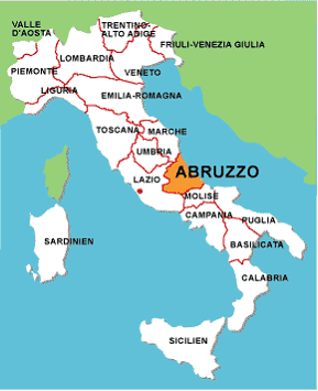 Abruzzo er en af Italiens mindre kendte vinregioner. Den ligger ud til Adriaterhavet, et godt stykke nede ad det italienske støvleskaft.