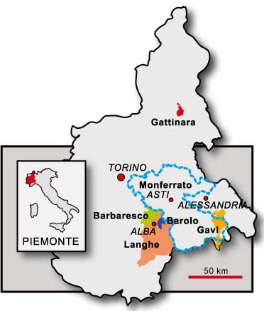 25 postkort fra det italienske Piemonte