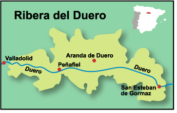 Midt igennem distriktet løber Duero-floden - der fortsætter ind i Portugal, hvor den tager navneforandring til Douro.